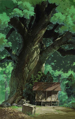 'My Neighbor Totoro (Tonari no Totoro)' preliminary background (1988)