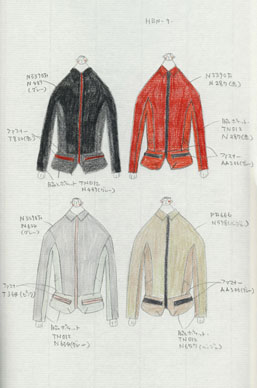 Kodue Hibino, 'Poach + Blouson-style Jacket', drawing (2007)