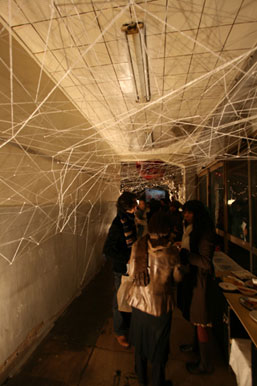 The installation as seen during the opening party