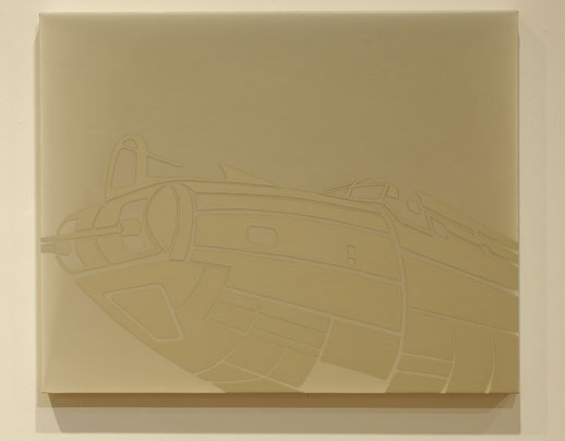 Jane Dixon, 'Plane VII' (from the Warplane Series), 2001, Acrylic on canvas, 61 x 76 cm