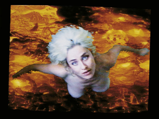 Pipilotti Rist, 'Selbstlos im Lavabad' ('Selfless In The Bath Of Lava', 1994, audio video installation