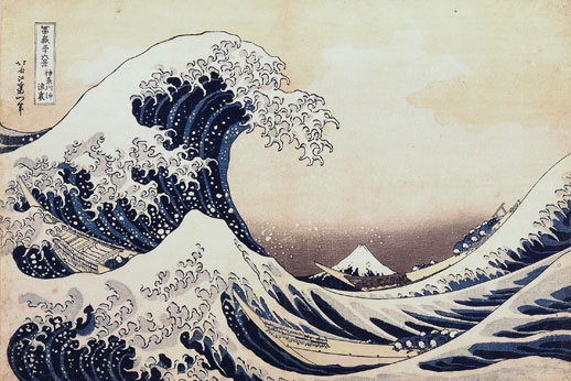 Katsushika Hokusai, 'Hollow of Wave off the Coast of Kanagawa'
