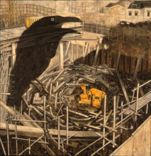 Oscar Oiwa, 'Crow's Nest' (1996) Oil on canvas, 227 x 222cm