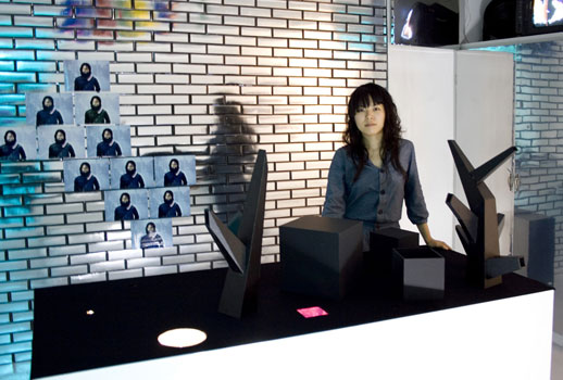 Megumi Matsubara at gallery within assistant during ''ABSENT CITY'', 2008