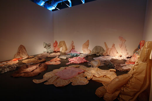Annette Messager, 'Inflated, Deflated' (2006)
Dimensions variable; Painted parachute fabric, computerized motor-fans