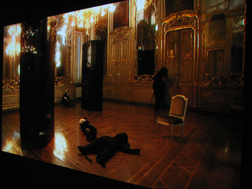 Fischli and Weiss' video installation at the Yokohama Triennale 2008