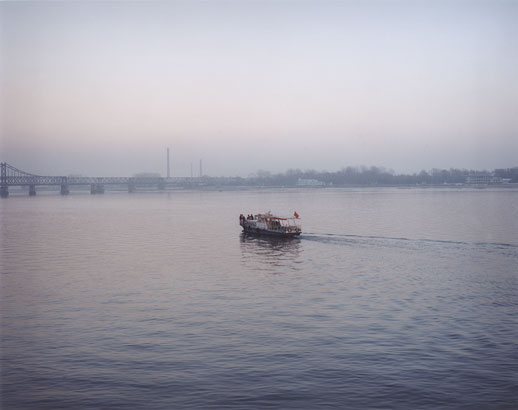 Tomoko Yoneda, 'Wedding — View of the wedding party on the river that divides North Korea and China, Dandong, China' (2007) C-type print, 76.0 x 96.0cm (from 'Scene')