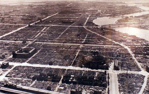 Tokyo after the firebombing of March 1945