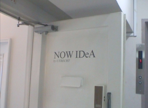 The exhibition space at Utrecht is called Now Idea.