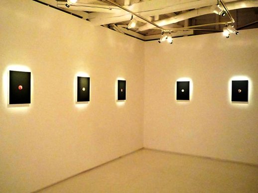 Chikako Hasegawa, 'Holes - Punica Granatum' installation view
