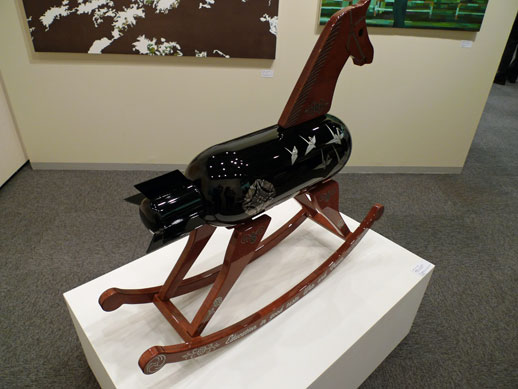 Seen also at 'Emerging Directors Art Fair: Ultra 002', Akira Yoshida's rocking horse, Yukari Art Contemporary