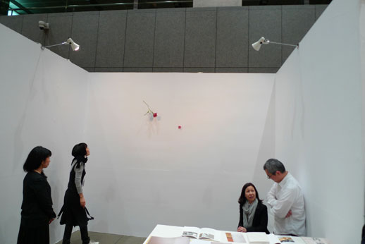 Gallery Koyanagi went all out for a minimalist booth this year.