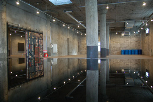 Noriyuki Haraguchi, 'Oil Pool', as exhibited at BankArt Studio NYK..
