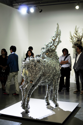 A main work from the series 'PixCell-Double Deer' (2010)
