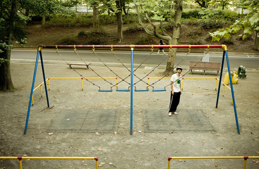 Iichiro Tanaka, 'Park Revolution Series': 'variety swings' (2011)
C-print 18.5 x 30cm
