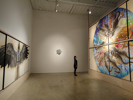 Installation view: "Hidden Mountain – Reverse", Mizuma Art Gallery (2011)
