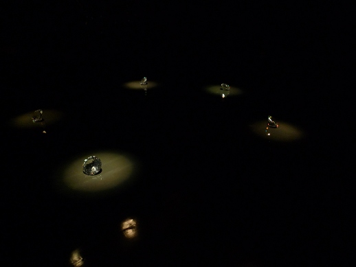 James Lee Byars, 'The Diamond Floor' (1995), installed in darkness.