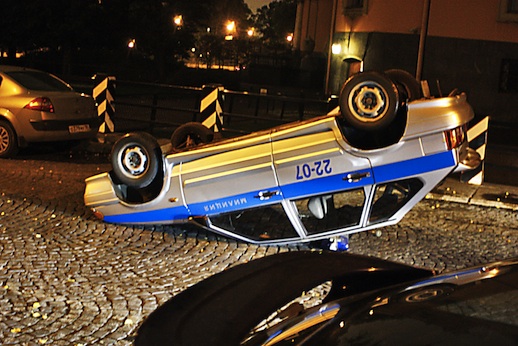 Voina, 'Police Car' (2010)