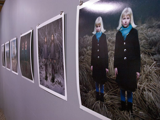The Danziger Gallery and Tereza Vlčková. Vlčková is from the Czech Republic. According to the artist, in this series, children are trying to transcend into their darker selves.