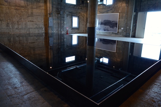 Noriyuki Haraguchi, 'Oil Pool’ (2009) Installation view, BankART Studio NYK.