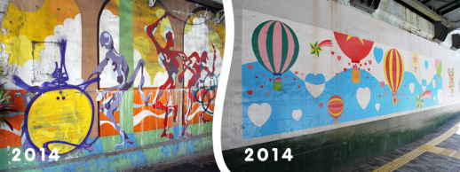 Public murals deemed too generic often get covered by taggers who feel like they deserve the space.