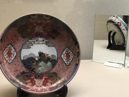 Plate with European-influenced design