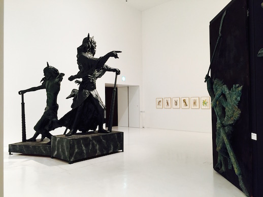 Tohl Narita exhibit installation view with 'Oni Monument' (1990) © Eternal Universe Inc.