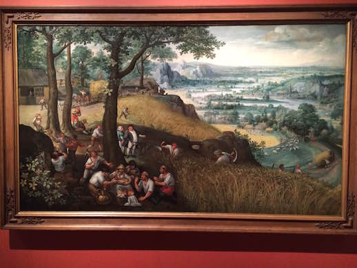 ルーカス・ファン・ファルケンボルフ《夏の風景(7月または8月)》(1585年)