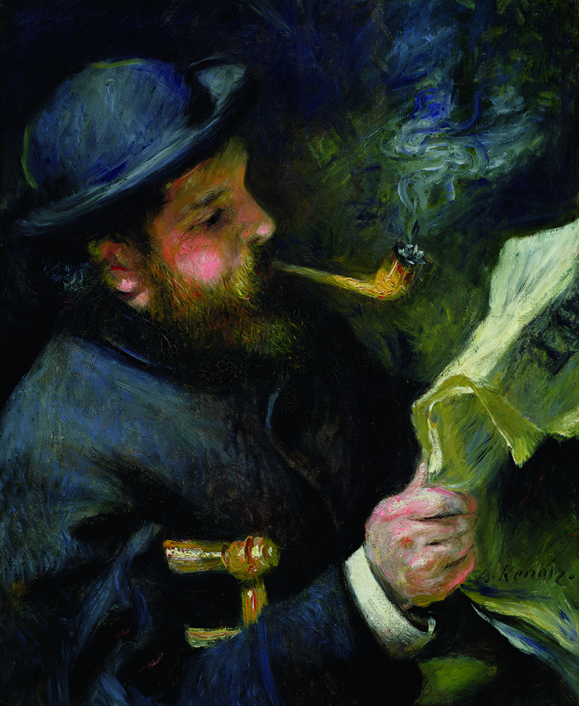 Pierre-Auguste Renoir, 'Claude Monet Reading' (1873)
