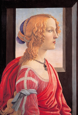 Sandro Botticelli, 'La Bella Simonetta (Portrait of Simonetta Vespucci)' (ca. 1480-1485)