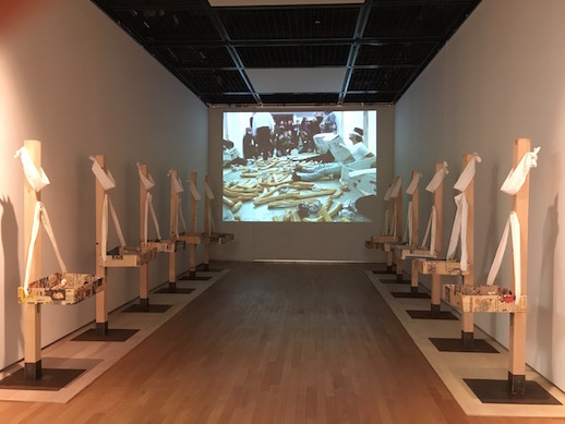 Tatsumi Orimoto, 'Punishment' video (2004–2009), Installation View (2016)