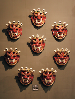 Masks of Ging Cham ©National Museum of Bhutan