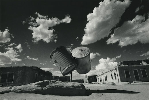 ©Ikko Narahara, 'Two garbage cans, Indian village' (Sky City, New Mexico, 1972) from the series Where Time Has Vanished