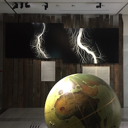 Hiroshi Sugimoto, Globe (Stage Prop for the Comédie-Française Theater) 1990, 'Lightening Fields' (2009)