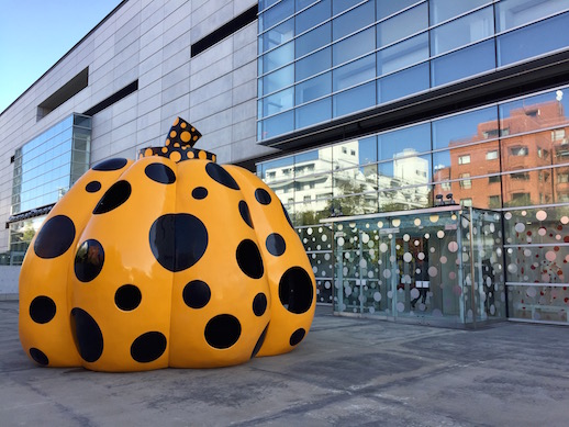 Yayoi Kusama, 'Pumpkin' at the National Art Center, Tokyo