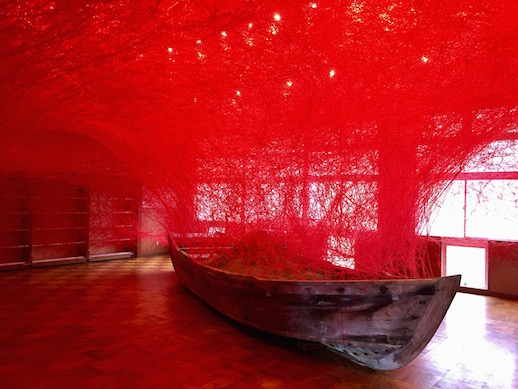 Chiharu Shiota, 'The Boat Which Carries Time'