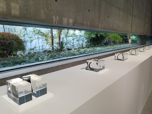 Tokujin Yoshioka's 'Glass Watch' (2017) for the Issey Miyake Watch Project