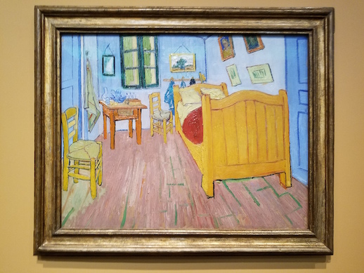 Vincent van Gogh, 'The Bedroom' (1888) oil on canvas