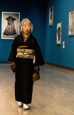 Miyako Ishiuchi at the opening of her retrospective 'Grain and Image'