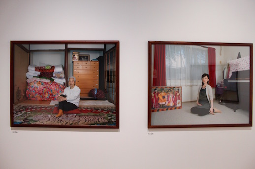 Kim Insook, L: ‘Daily Life’ (2008) R: ‘Son and I’ (2008) from the series ‘Saieseo: Between Two Koreas and Japan’