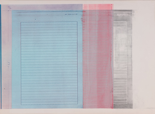 Toeko Tatsuno, ‘Work 77-D-10’ (1977) silk screen print on paper. (C) Tsuyoshi Tatsuno, Rieko Hiraide.