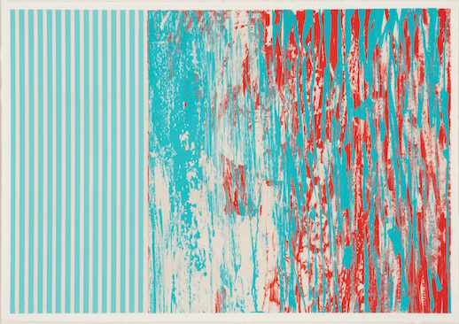 Toeko Tatsuno, ‘Work 80-N-1’ (1980) silk screen print on paper. (C) Tsuyoshi Tatsuno, Rieko Hiraide.
