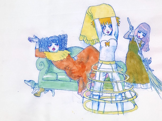 An illustration from Aquirax Uno's Cinderella