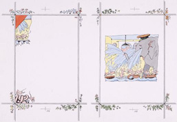 『オーケストラ子供のための詩集』（1983年刊）の挿絵原画　撮影：上野則宏