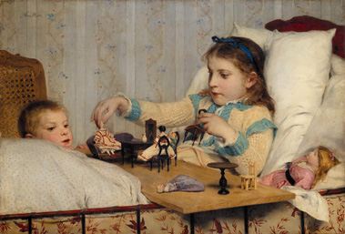 《快方に向かう少女》1878年 油彩・キャンヴァス