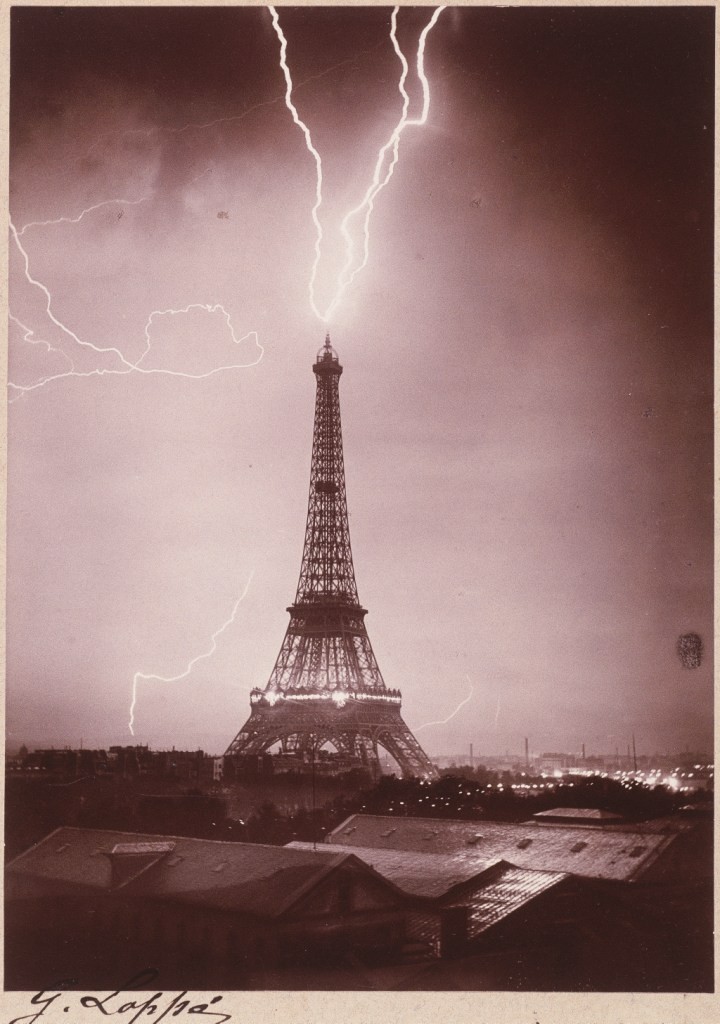 ガブリエル・ロッペ　《エッフェル塔の落雷》1889年頃