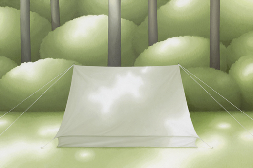 小林孝亘　《Tent》　60.6×91cm　oil on canvas　2009年