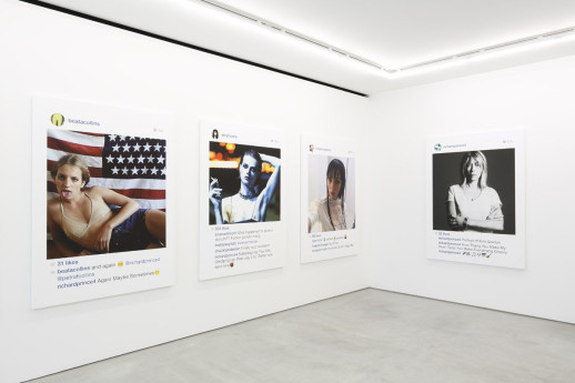Richard Prince: New Portraits, installation view (2015) at Blum & Poe