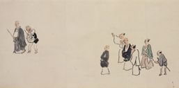 奥の細道画巻（部分）
与謝蕪村筆
一巻　安永7年(1778)
海の見える杜美術館蔵