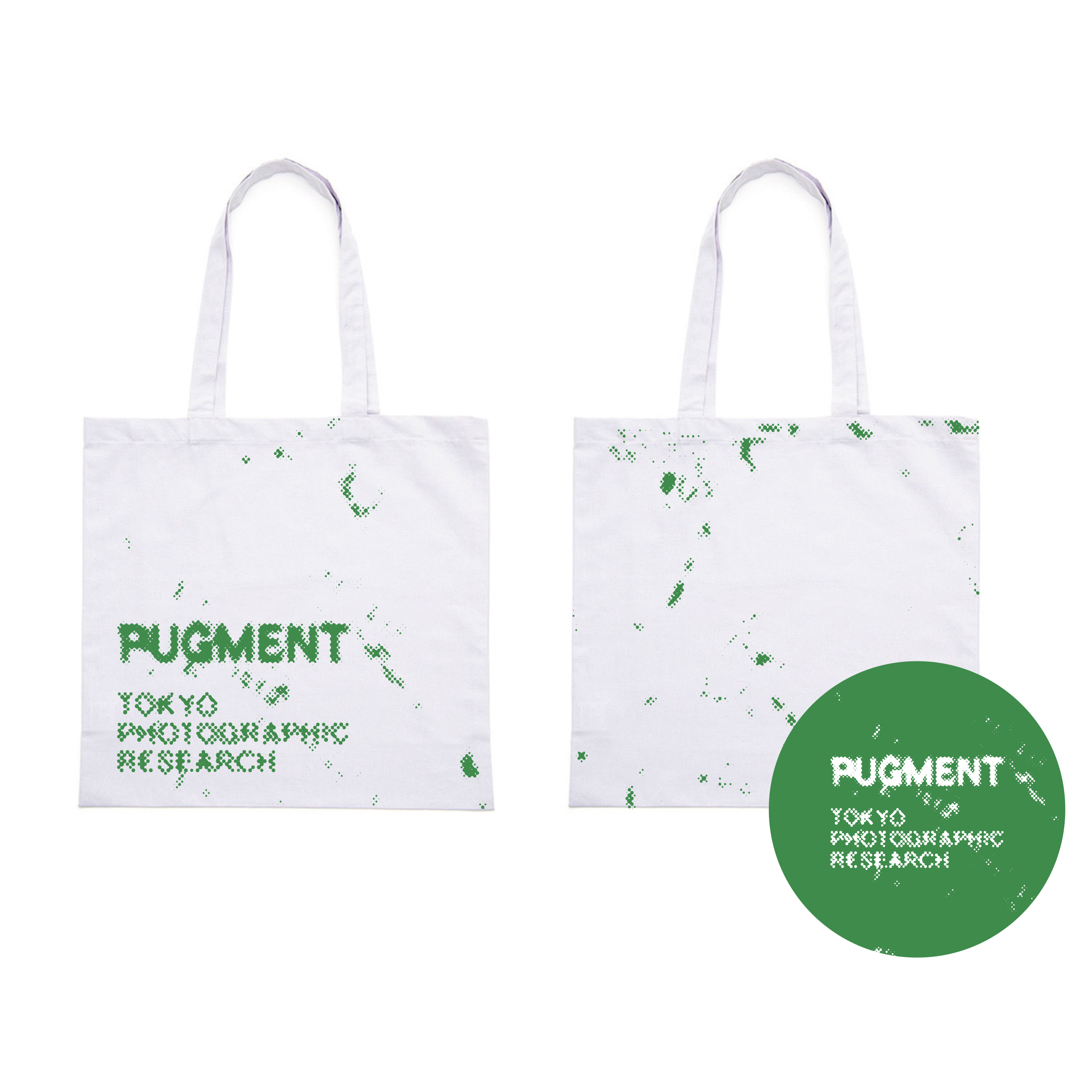 「PUGMENT Tokyo Street Logo Project」特製トートバッグと缶バッジ